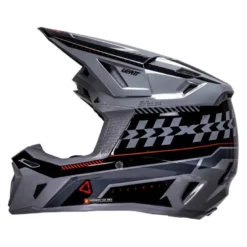 Kask cross z goglami LEATT KIT MOTO 8.5 GREY szary