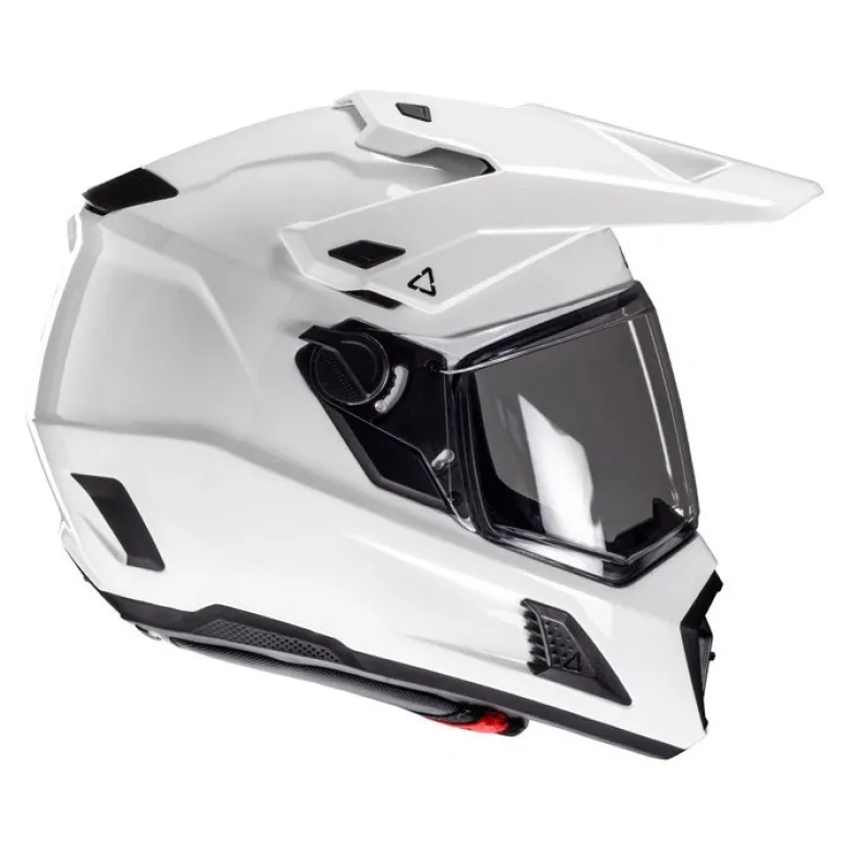 Kask cross z goglami LEATT KIT ADV 8.5 V25 WHITE biały