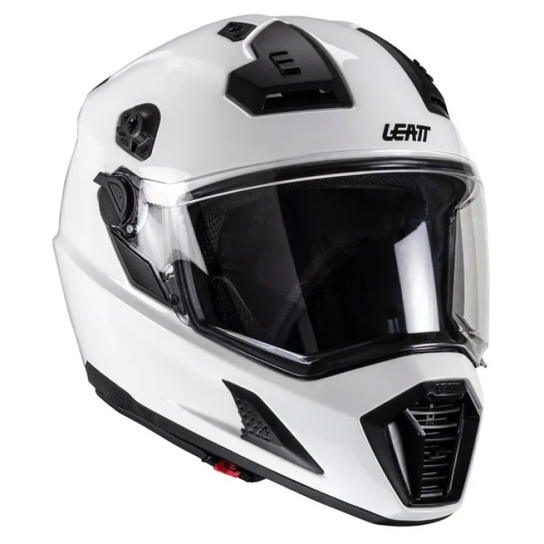Kask cross z goglami LEATT KIT ADV 8.5 V25 WHITE biały