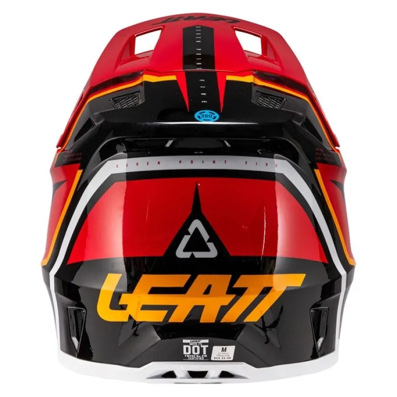 Kask cross z goglami LEATT KIT MOTO 7.5 RED czerwony