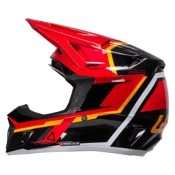 Kask cross z goglami LEATT KIT MOTO 7.5 RED czerwony