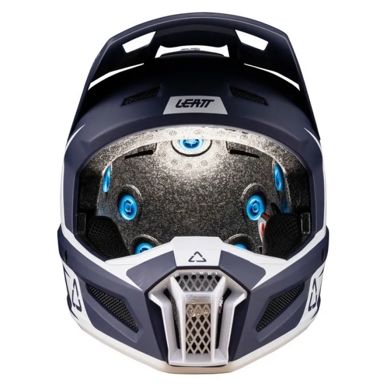 Kask cross z goglami LEATT KIT MOTO 3.5 BLUE niebieski
