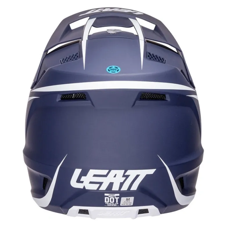 Kask cross z goglami LEATT KIT MOTO 3.5 BLUE niebieski