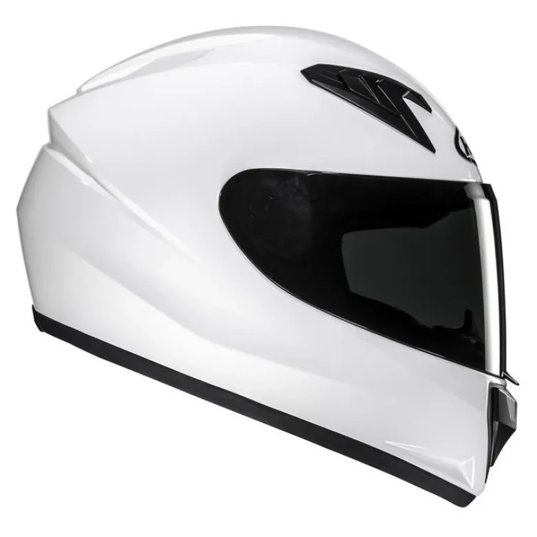 Kask dziecięcy integralny HJC Y10 SOLID PEARL WHITE biały