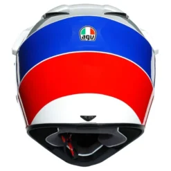 Kask integralny AGV AX9 ATLANTE WHITE/BLUE/RED biały niebieski czerwony
