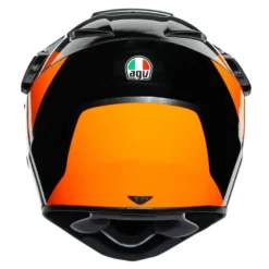 Kask integralny AGV AX9 TRAIL GUNMETAL/ORANGE czarny pomarańczowy