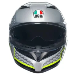 Kask integralny AGV K3 FORTIFY GREY/BLACK/FLUO YELLOW szary żółty fluo czarny