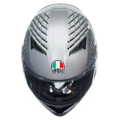 Kask integralny AGV K3 FORTIFY GREY/BLACK/FLUO YELLOW szary żółty fluo czarny