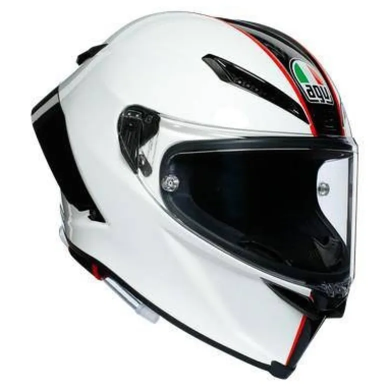 Kask integralny AGV PISTA GP RR SCUDERIA biały czerwony czarny