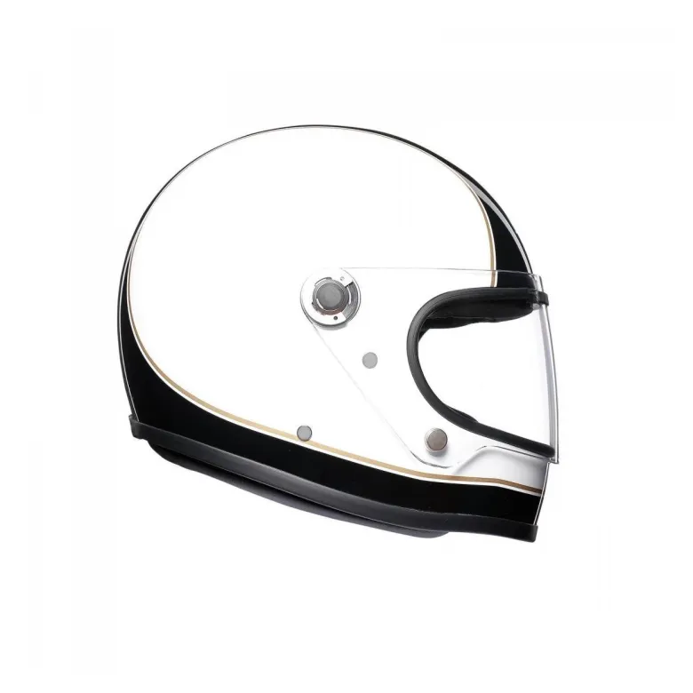 Kask integralny AGV X3000 SUPER BLACK/WHITE biały czarny