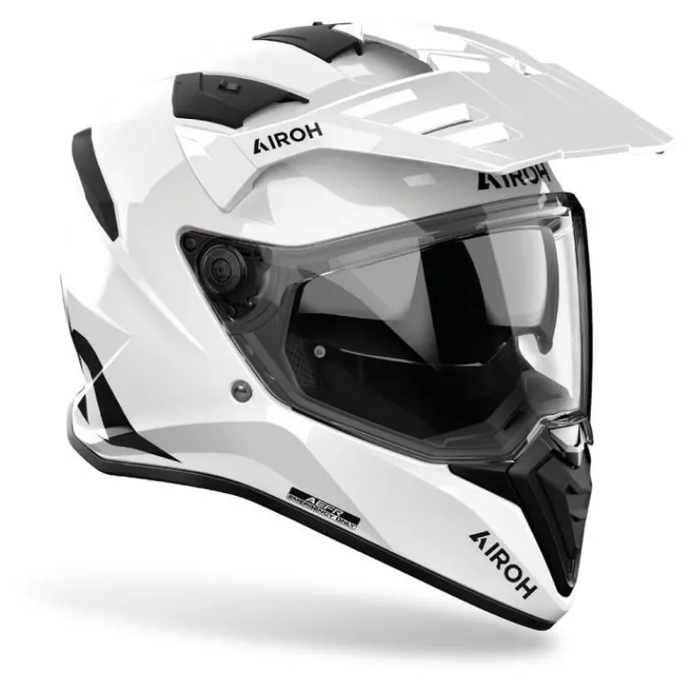 Kask integralny AIROH BANDIT COLOR WHITE GLOSS biały