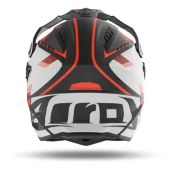 Kask integralny AIROH COMMANDER BOOST ORANGE MATT pomarańczowy szary czarny