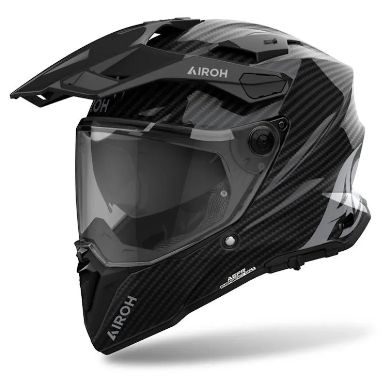 Kask integralny AIROH COMMANDER 2 CARBON FULL GLOSS czarny