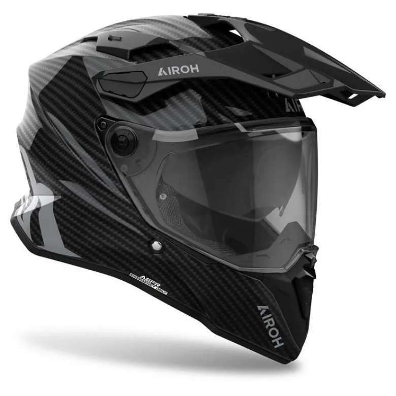 Kask integralny AIROH COMMANDER 2 CARBON FULL GLOSS czarny