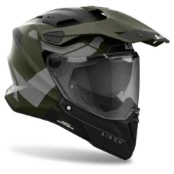 Kask integralny AIROH COMMANDER 2 REVEAL MILITARY GREEN MATT zielony szary czarny