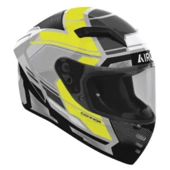 Kask integralny AIROH CONNOR EGO YELLOW GLOSS czarny szary żółty