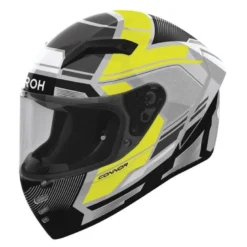 Kask integralny AIROH CONNOR EGO YELLOW GLOSS czarny szary żółty