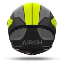 Kask integralny AIROH CONNOR DUNK YELLOW MATT szary żółty fluo