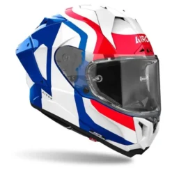 Kask integralny AIROH GP800 COMPETITION BLUE/RED GLOSS niebieski czerwony biały