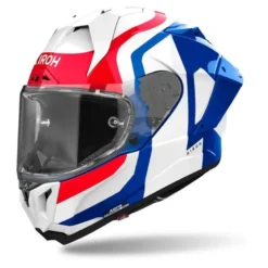 Kask integralny AIROH GP800 COMPETITION BLUE/RED GLOSS niebieski czerwony biały