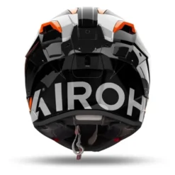 Kask integralny AIROH GP800 MUST ORANGE GLOSS pomarańczowy szary czarny