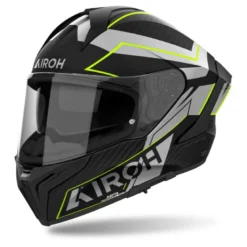 Kask integralny AIROH MATRYX SENTINEL YELLOW MATT żółty fluo szary czarny