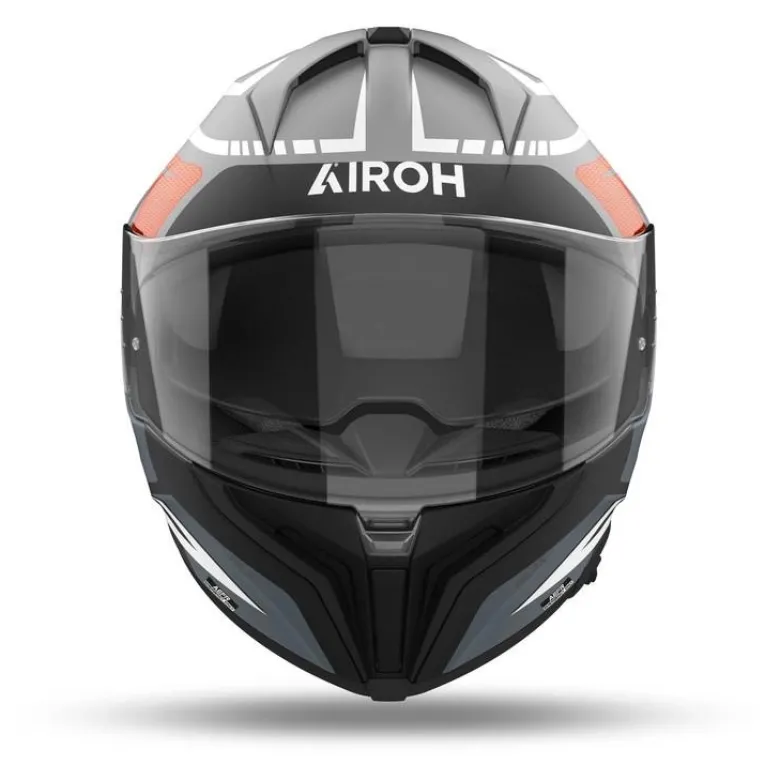 Kask integralny AIROH MATRYX RIDER RED MATT czerwony szary czarny