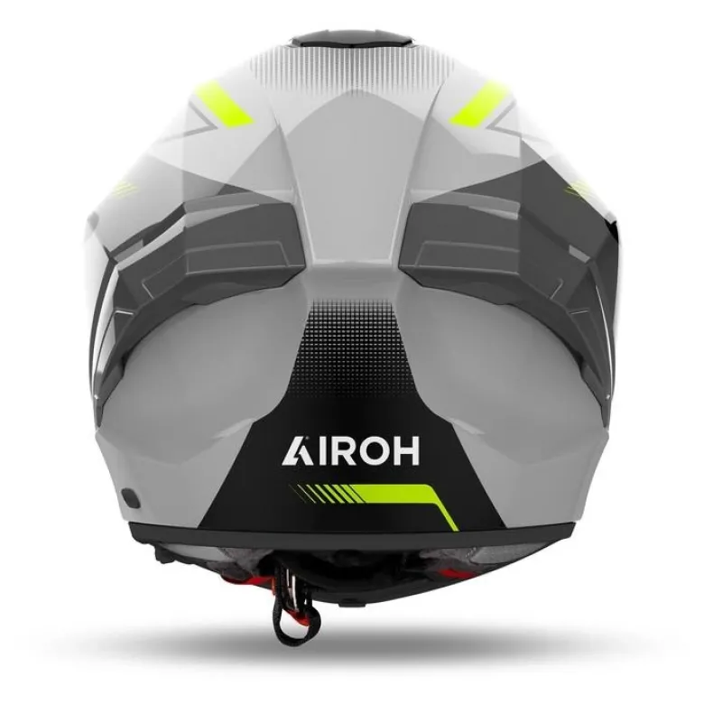 Kask integralny AIROH MATRYX WIDE YELLOW GLOSS żółty fluo szary czarny