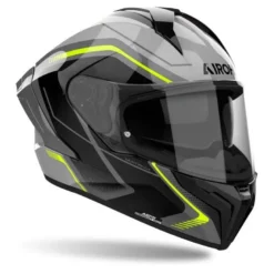 Kask integralny AIROH MATRYX WIDE YELLOW GLOSS żółty fluo szary czarny
