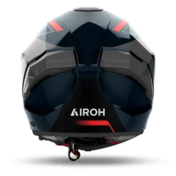 Kask integralny AIROH MATRYX WIDE RED GLOSS czerwony szary czarny