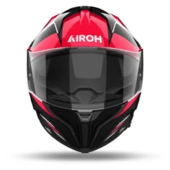 Kask integralny AIROH MATRYX THRON RED GLOSS czerwony biały czarny