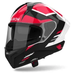 Kask integralny AIROH MATRYX THRON RED GLOSS czerwony biały czarny