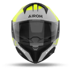 Kask integralny AIROH MATRYX SCOPE YELLOW MATT szary żółty fluo czarny
