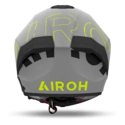 Kask integralny AIROH MATRYX SCOPE YELLOW MATT szary żółty fluo czarny