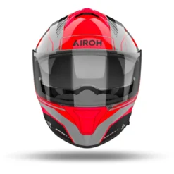 Kask integralny AIROH SPARK 2 CHRONO ORANGE GLOSS pomarańczowy fluo szary czarny