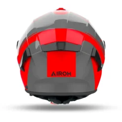 Kask integralny AIROH SPARK 2 CHRONO ORANGE GLOSS pomarańczowy fluo szary czarny