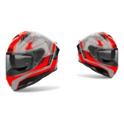 Kask integralny AIROH SPARK 2 CHRONO ORANGE GLOSS pomarańczowy fluo szary czarny
