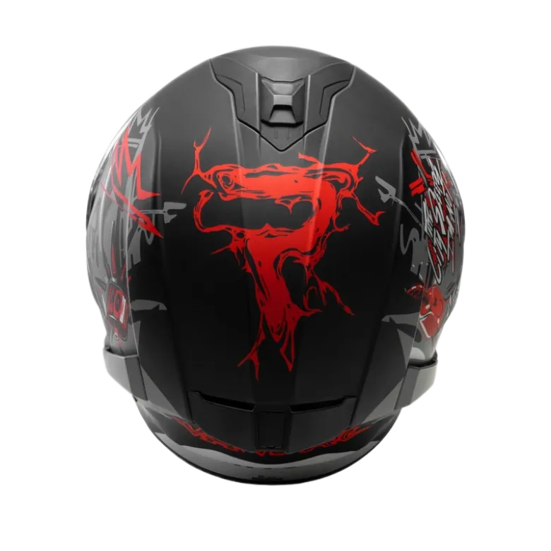 Kask integralny AIROH SPARK 2 CRUZE BLACK GREY MATT czarny szary czerwony