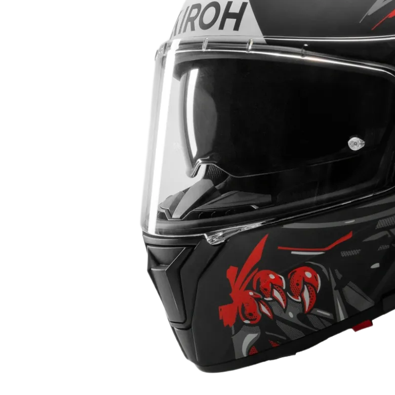 Kask integralny AIROH SPARK 2 CRUZE BLACK GREY MATT czarny szary czerwony