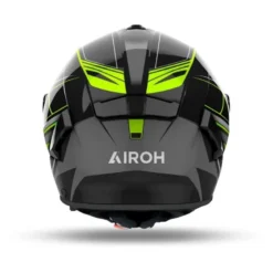 Kask integralny AIROH SPARK 2 SHADOW YELLOW GLOSS żółty fluo szary