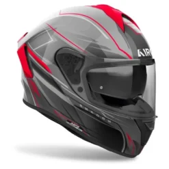 Kask integralny AIROH SPARK 2 SHADOW RED GLOSS czerwony szary