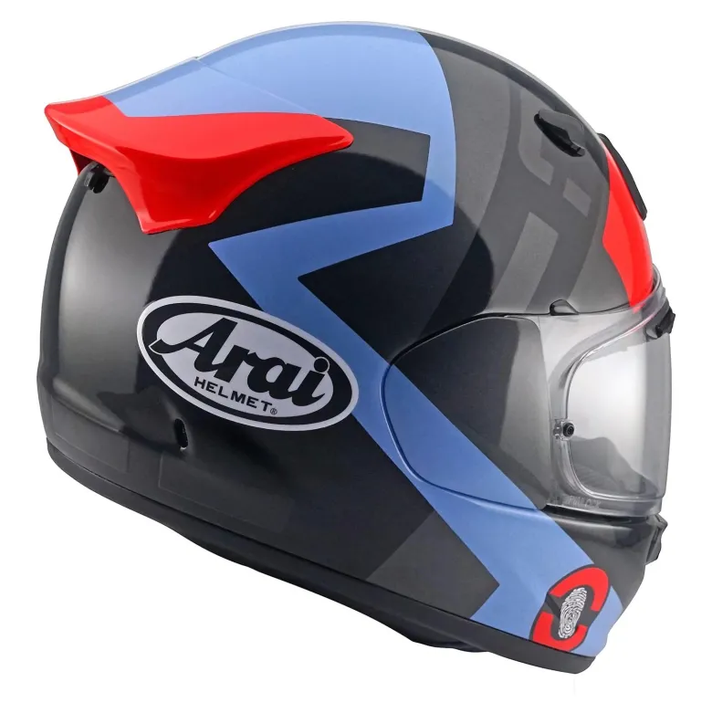 Kask integralny ARAI QUANTIC Space blue niebieski czerwony grafitowy