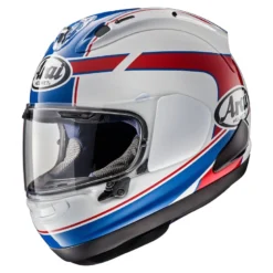 Kask integralny ARAI RX-7 V EVO SCHWANTZ DESIGN biały niebieski czerwony