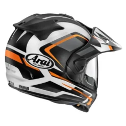 Kask integralny ARAI TOUR-X5 DISCOVERY ORANGE MATT czarny biały pomarańczowy