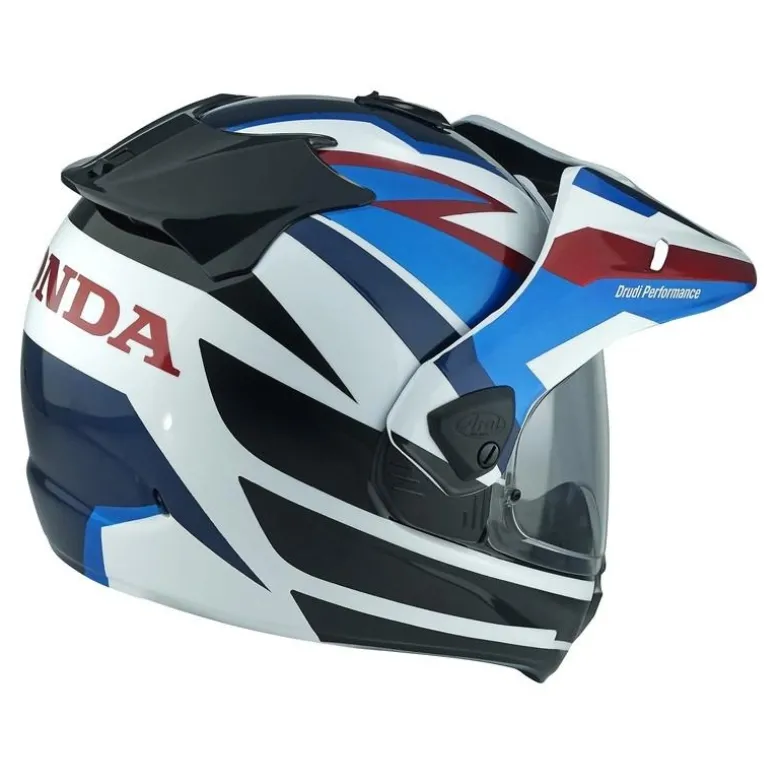 Kask integralny ARAI TOUR-X5 HONDA AFRICA TWIN BLUE biały czarny niebieski czerwony