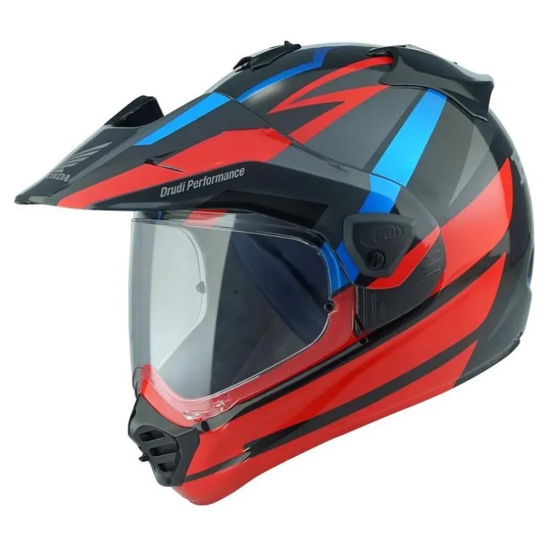 Kask integralny ARAI TOUR-X5 HONDA AFRICA TWIN RED czerwony niebieski czarny grafitowy