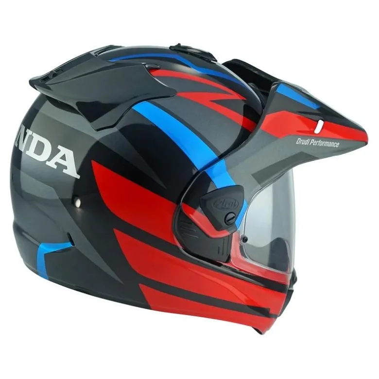 Kask integralny ARAI TOUR-X5 HONDA AFRICA TWIN RED czerwony niebieski czarny grafitowy