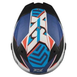 Kask integralny AXXIS FENIX ESSENCE A7 GLOSS niebieski czerwony szary czarny
