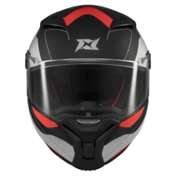 Kask integralny AXXIS FENIX ORK B5 MATT czarny czerwony szary