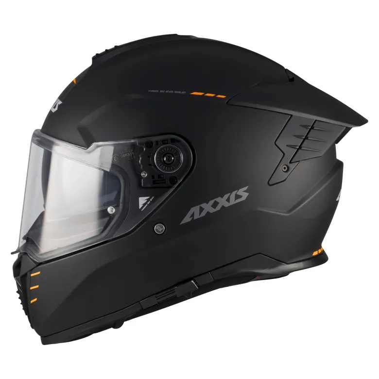 Kask integralny AXXIS HAWK EVO SV SOLID A1 MATT czarny mat